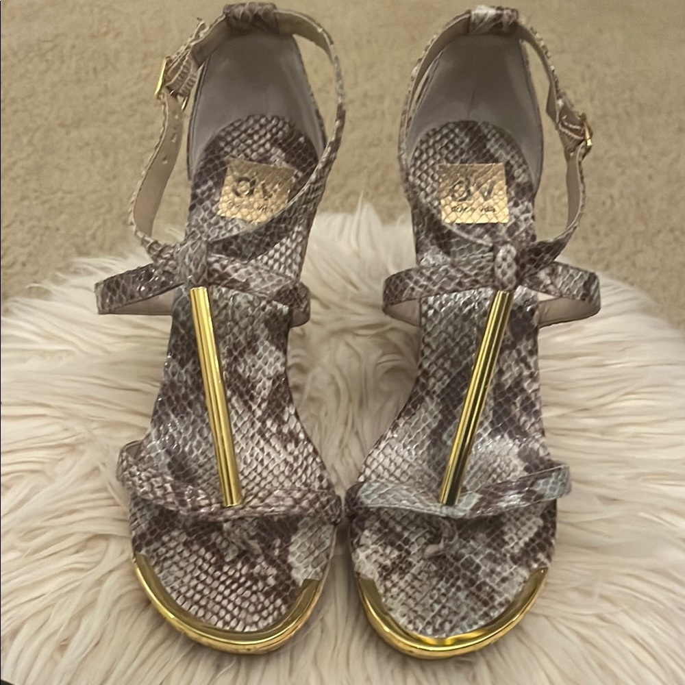 Dolce Vita Snakeskin Patterned Women's wedge Sandals
